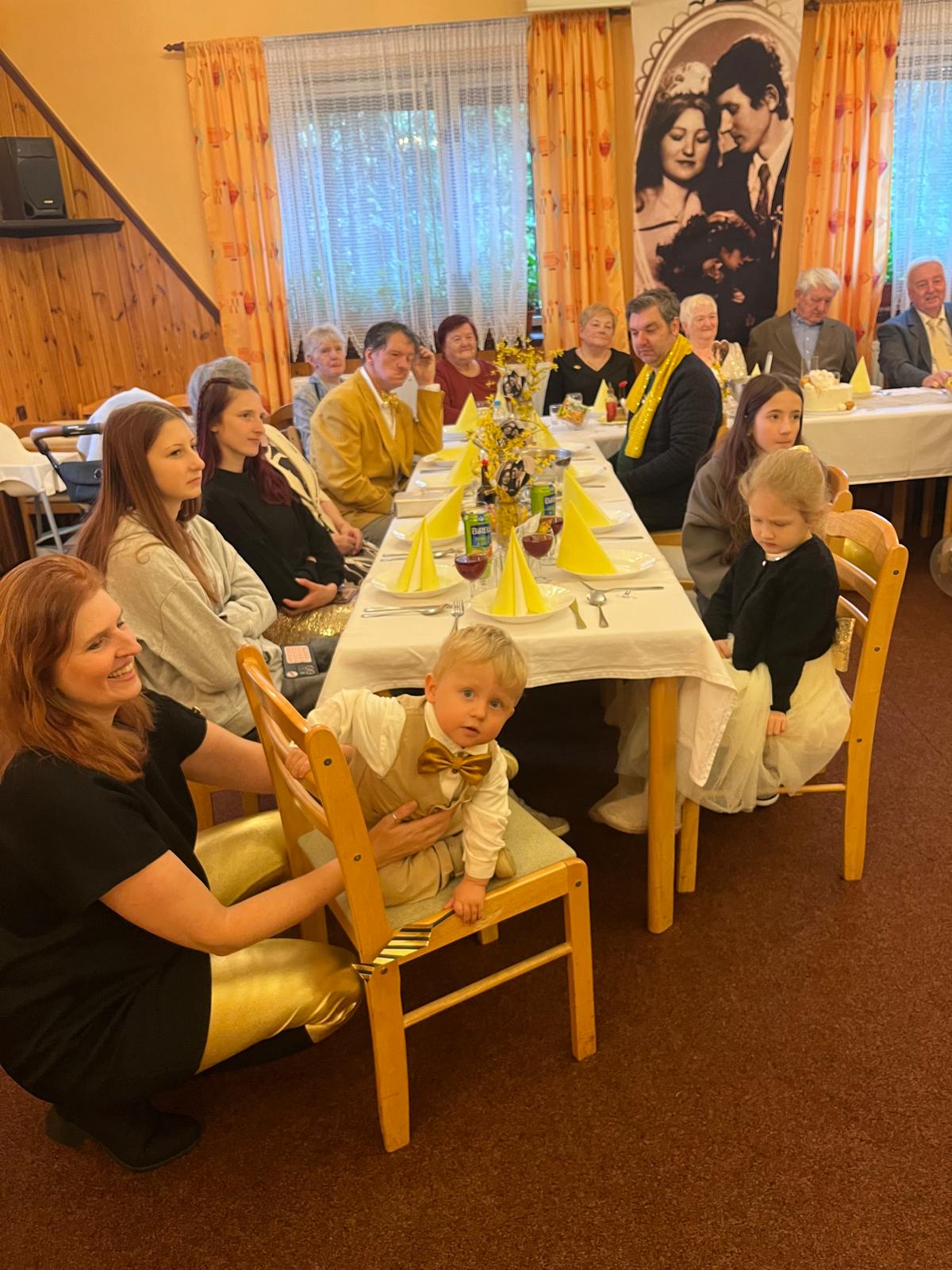 zlatá svatba Frýdek Místek hostina