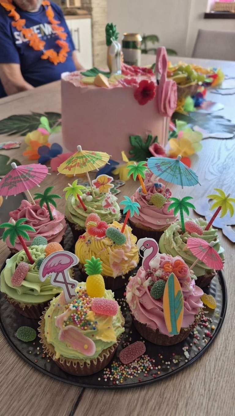 Cupcake, Hawai party