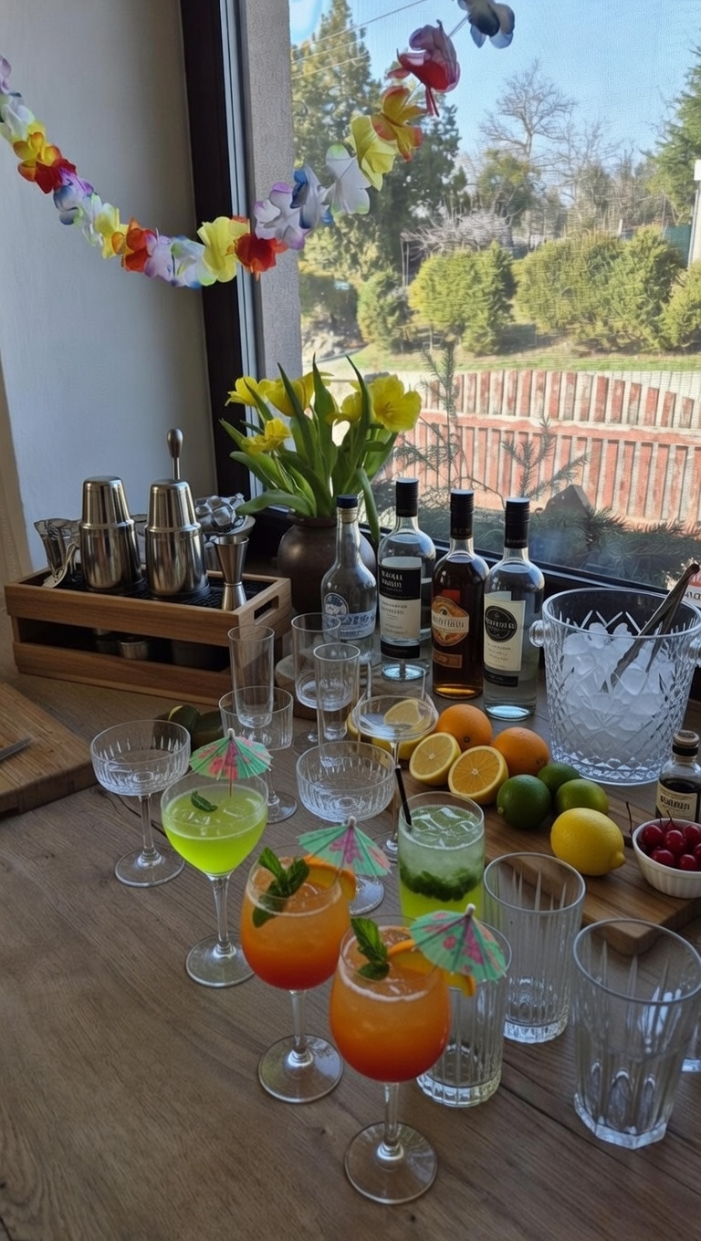 Hawaiský bar míchané nápoje