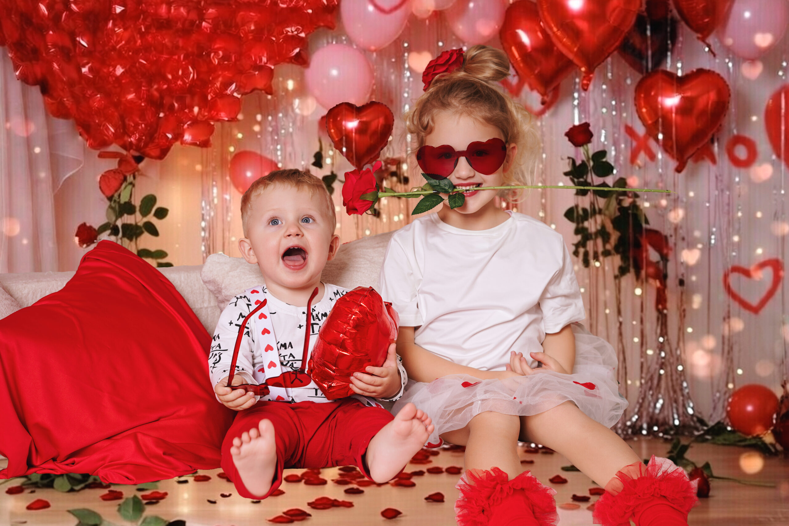 Bratr a sestra – hravý Valentýn